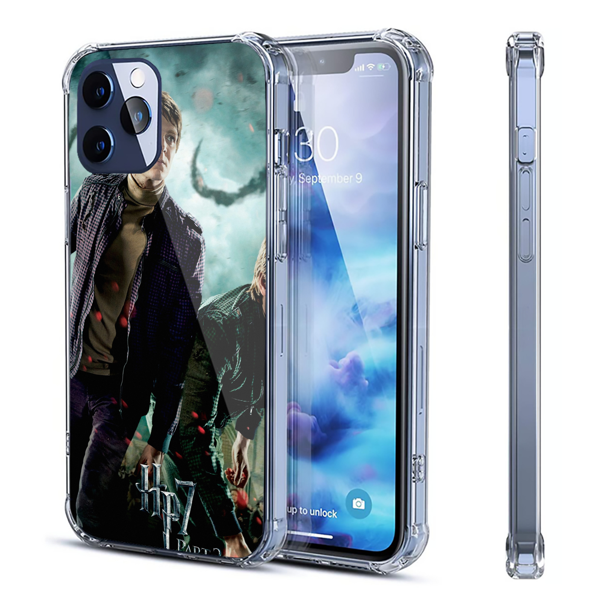 （画像用） Harry Potter ハリー・ポッターシリーズ 【iPhone 12シリーズ対応】透明スマホケース（クリアソフトケース）
